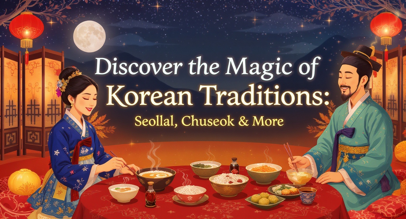 "Discover the Magic of Korean Traditions: Seollal, Chuseok & More"