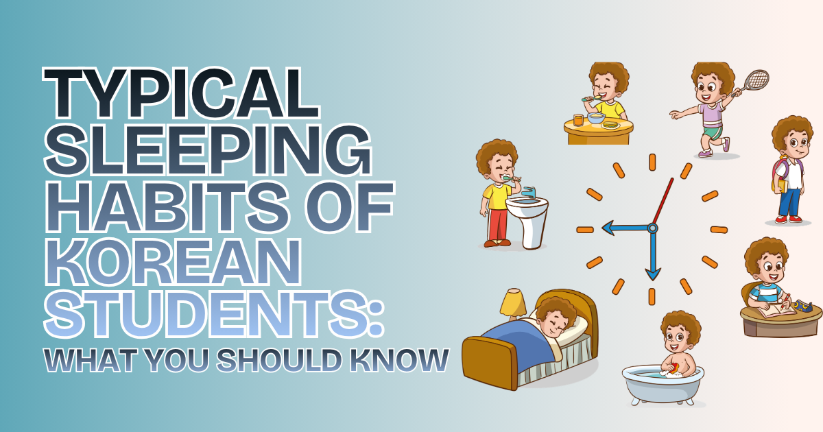 Typical Sleeping Habits of Korean Students: What You Should Know